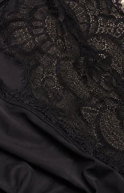 Damskie PURE SIN Bielizna Plus Size|Piżamy Damskie - Piżaa daka na raiączkach i z długii podniai PURE DREA