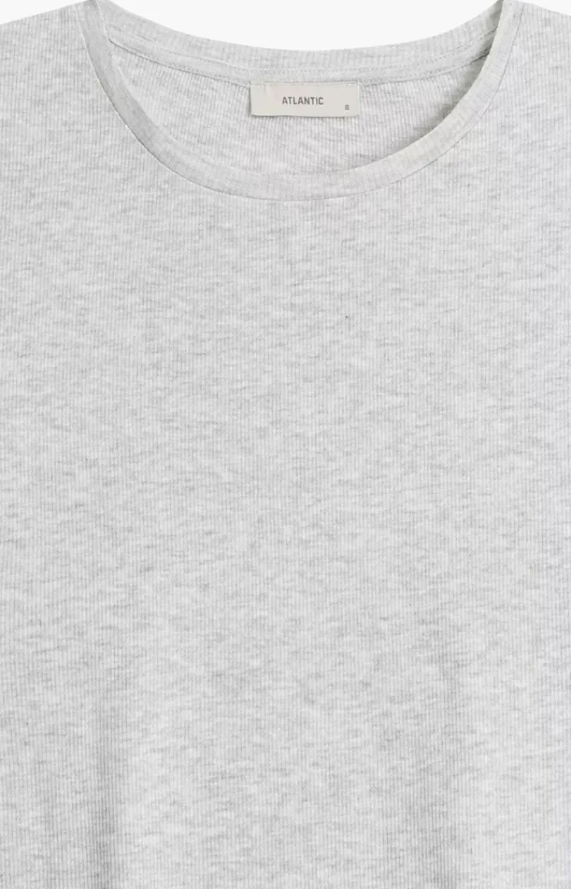Damskie ATLANTIC Piżamy Damskie Krótkie|Bielizna Homewear - Piżaa daka NP-490/02-ZJ_NIEJ