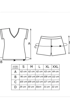 Damskie Donna Piżamy Damskie Krótkie|Bielizna Homewear - Piżaa daka z krótkii podniai eia hort