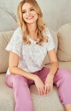 Piżama damska z krótkim rękawem 3542 Mariella
