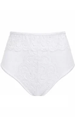 Damskie Róża Majtki Z Wysokim Stanem|Bielizna Plus Size - Pure Proie Nr 34 bawełniane figi dakie z wyoki tane białe