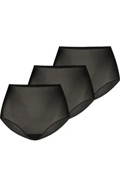 Damskie Teyli Wielopaki Damskie|Figi Z Wysokim Stanem - Retro figi wyokie 306 3-pack