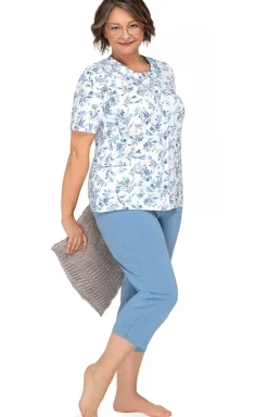 Damskie MARTEL Piżamy Rozpinane|Piżamy Damskie Krótkie - Rozpinana piżama damska Maria I 200 29