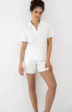 Damskie SENSIS Piżamy Damskie Krótkie|Bielizna Homewear - krótka piżaa daka dwuczęściowa ia