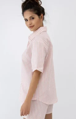 Damskie SENSIS Piżamy Damskie Krótkie|Bielizna Homewear - niana piżaa daka w paki eene