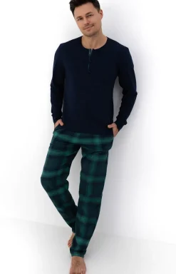 Sensis piżama męska w kratę Luke