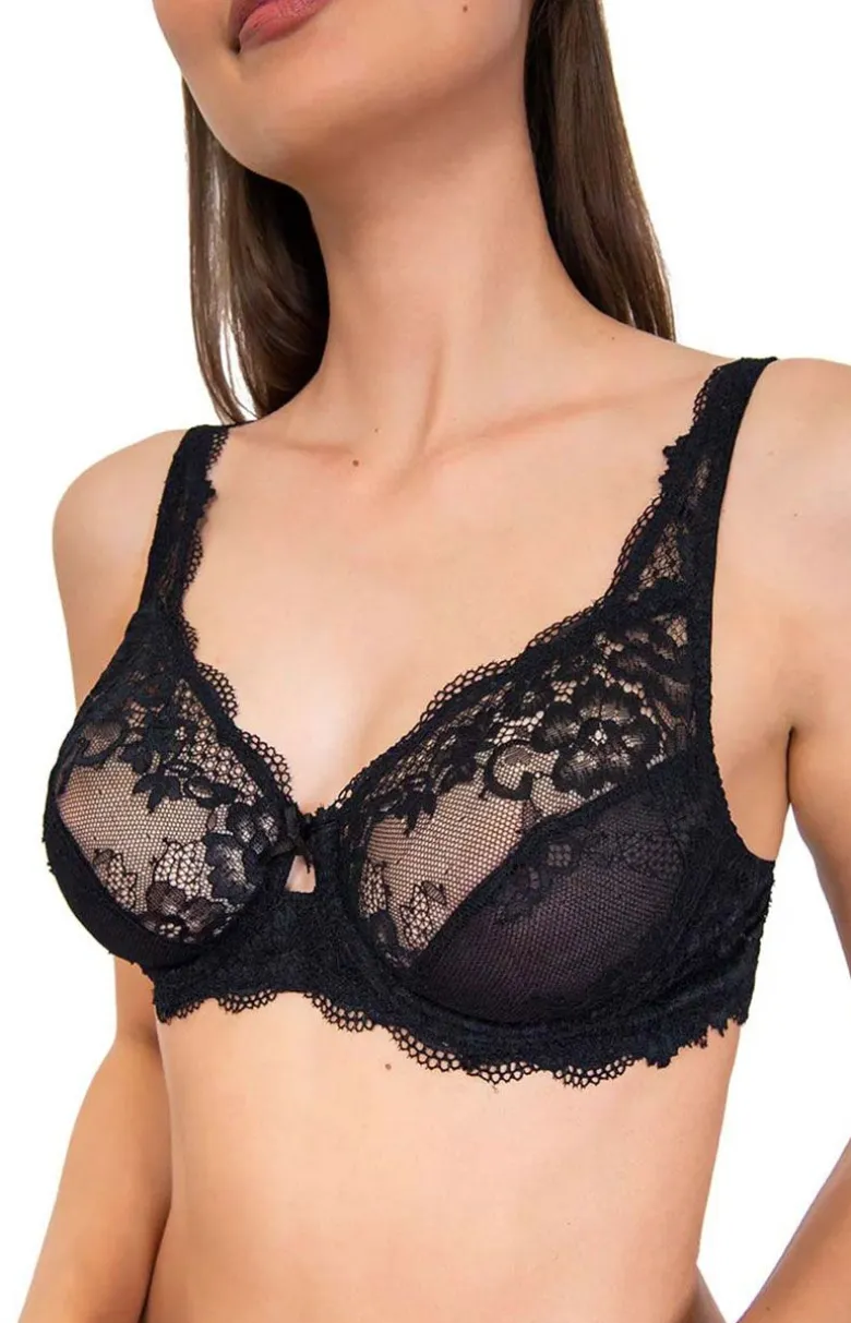 Sielei biustonosz miękki soft czarny WONDERLACE 2442