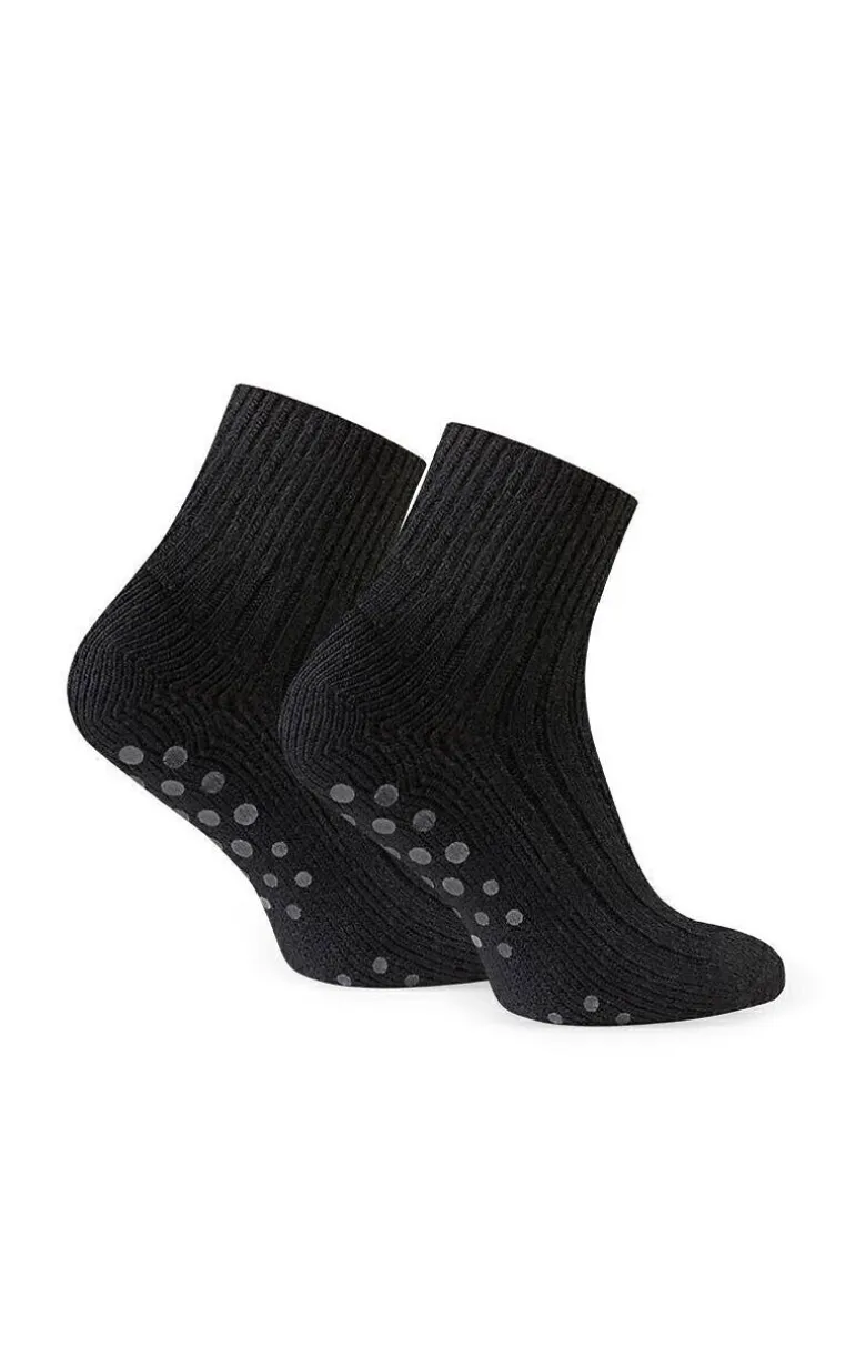 Skarpetki antypoślizgowe unisex czarne 189