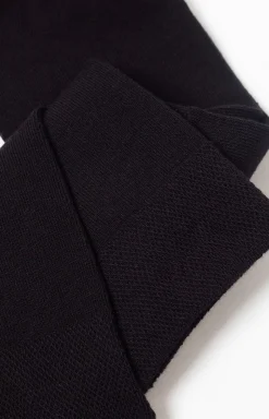 Męskie Conte Skarpety Męskie - Skarpetki męskie długie czarne 3DSOCKs