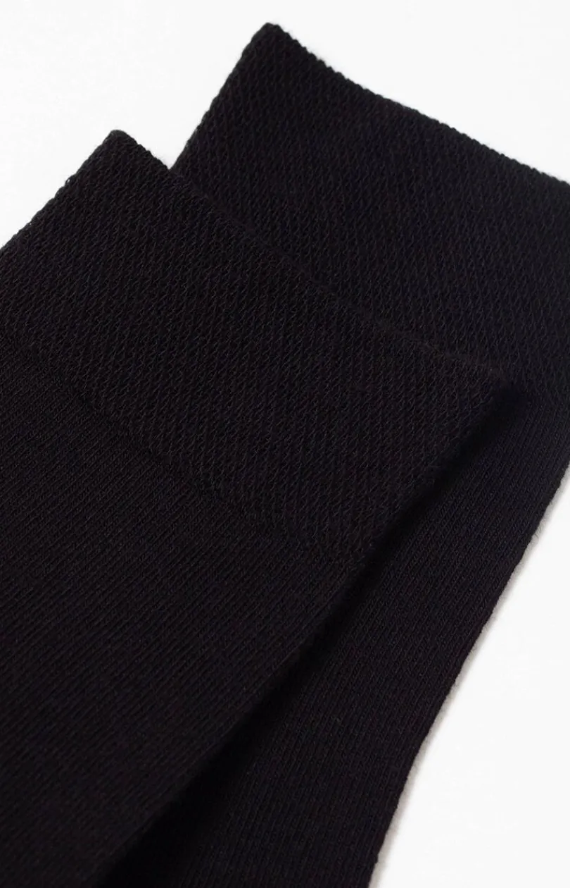 Męskie Conte Skarpety Męskie - Skarpetki męskie długie czarne 3DSOCKs