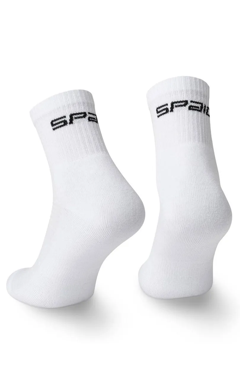 Damskie Spaio Skarpetki|Długie Skarpetki - Skarpetki sportowe białe Ultra Cushion ADAPT 02