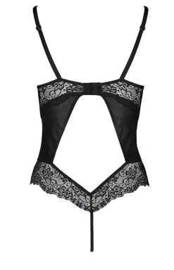 Passion Dancewear & Clubwear|Body - Skórzane body damskie z miseczkami Loona