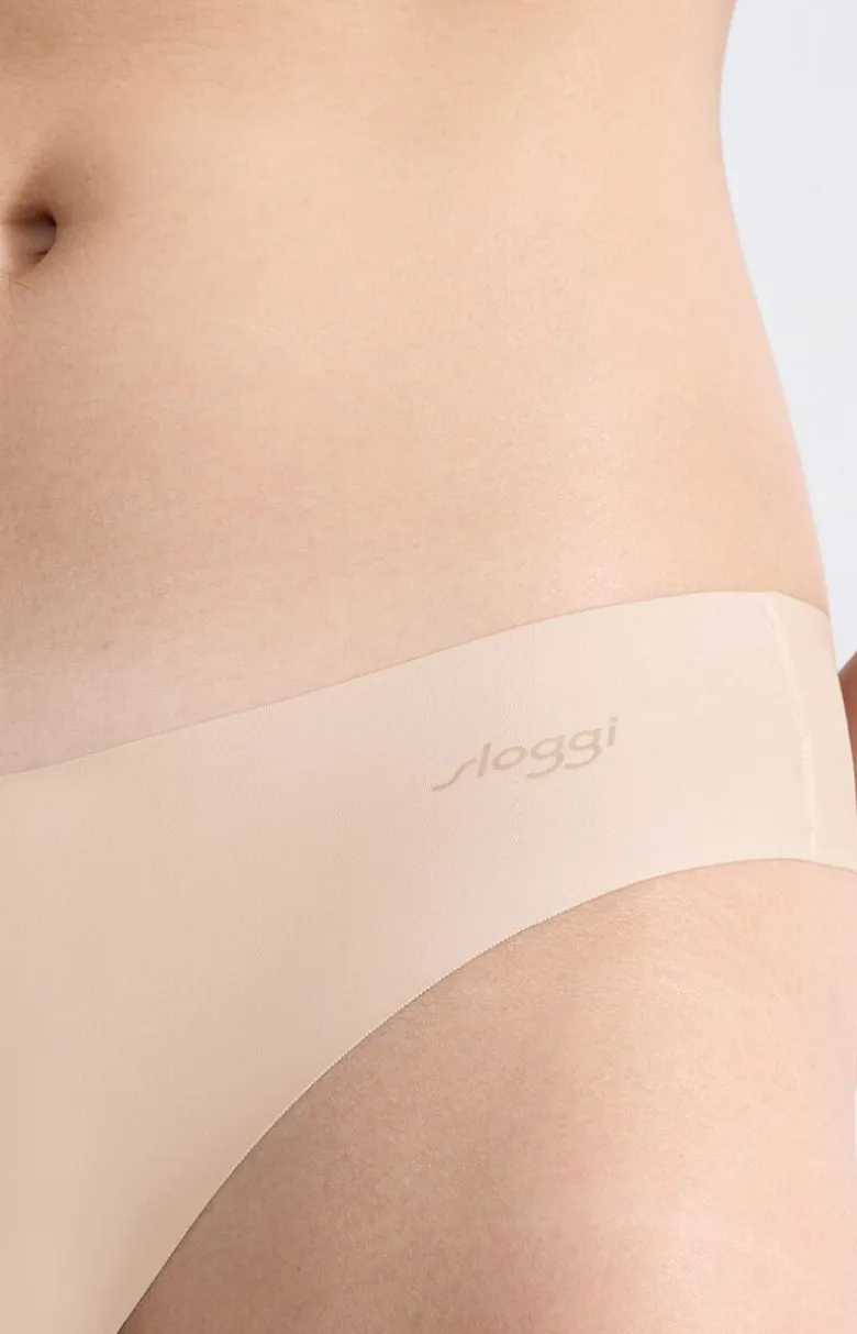 Sloggi beżowe stringi ZERO Microfibre 2.0 Hipstring 10214627