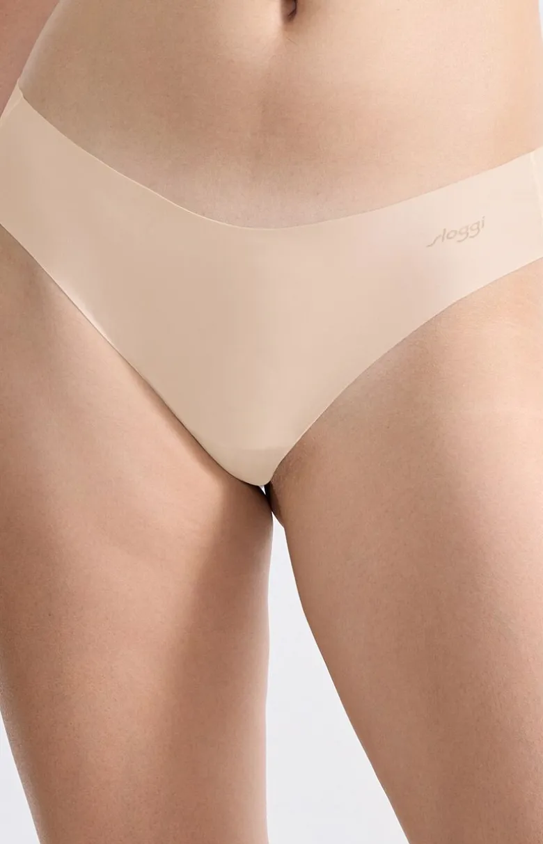 Sloggi beżowe stringi ZERO Microfibre 2.0 Hipstring 10214627