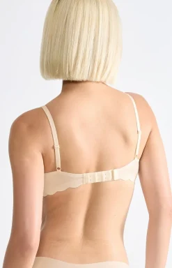 Sloggi Biustonosz Bez Fiszbin - beżowy biustonosz miękki soft bez fiszbin Zero Microfibre 2.0 Soft 10214720
