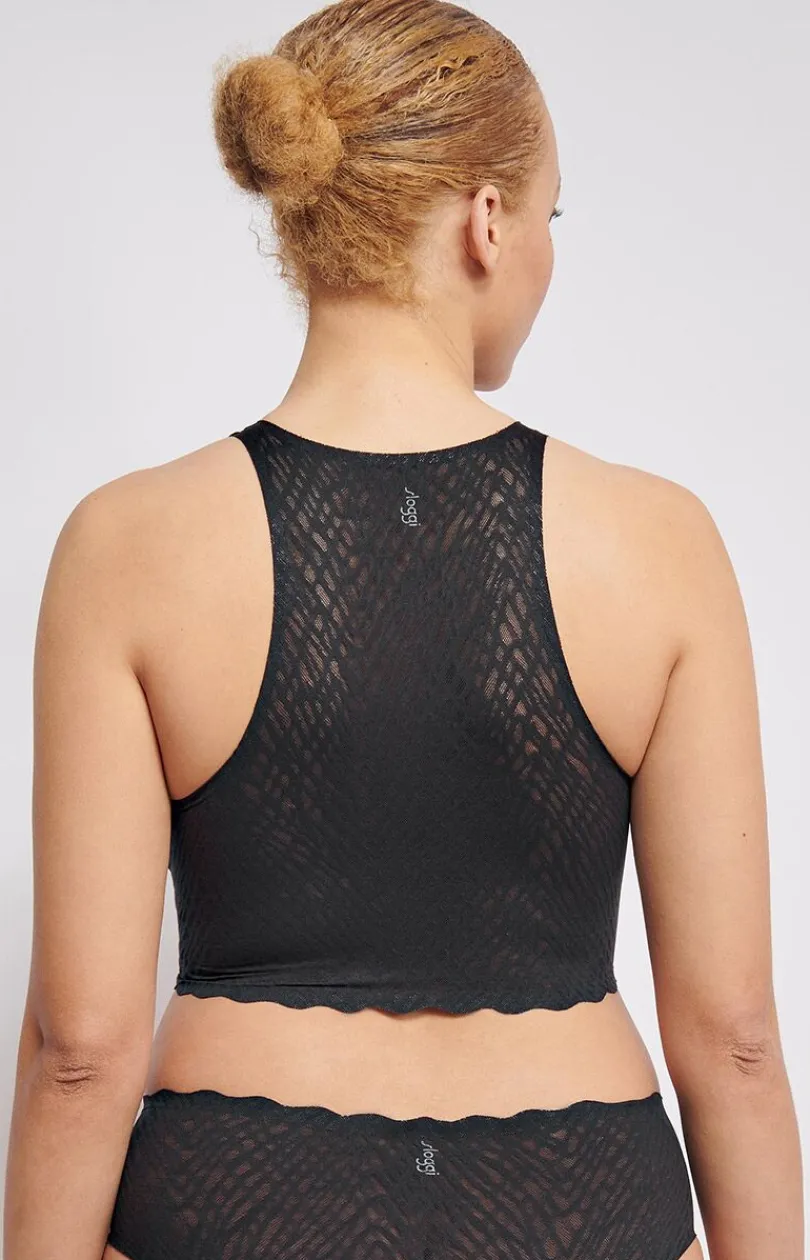 Sloggi Biustonosze Miękkie|Biustonosz Bez Fiszbin - crop top ZERO Fee Bi 10219667-0004