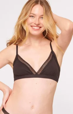 Sloggi Biustonosze Braletka|Biustonosz Bez Fiszbin - czarna braletka GO Ribbed R 10217718