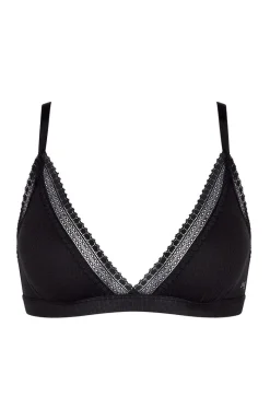 Sloggi Biustonosze Braletka|Biustonosz Bez Fiszbin - czarna braletka GO Ribbed R 10217718