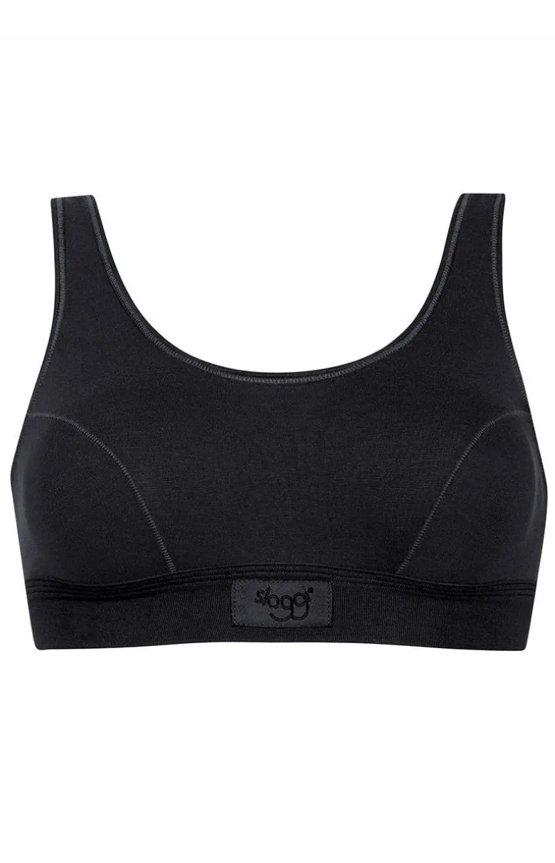 Sloggi czarny top sportowy Double Comfort 10022574