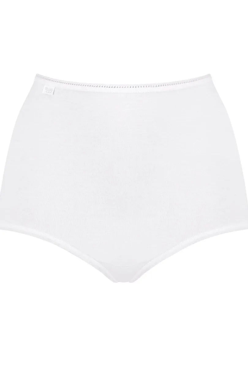 Damskie Sloggi Figi Z Wysokim Stanem|Figi Bawełniane - figi damskie 24/7 Cotton H Maxi 10167216-0003