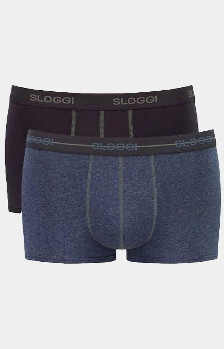 Sloggi 2-pack bokserki męskie Men Start Hipster C2P 10206968 box