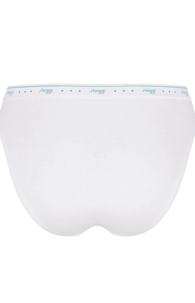 Damskie Sloggi Wielopaki Damskie|Figi Bawełniane - 2-pack figi damskie 24/7 100 Tai 10198072-0003