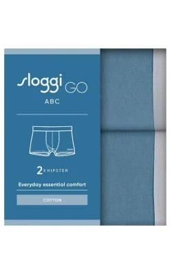 Sloggi Figi Hipster - 2-pak bokerki mękie GO ABC 2.0 Hipter 10218013-7311