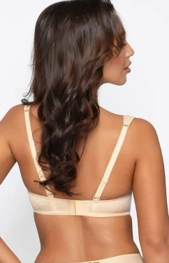 PariPari Lingerie Bielizna Plus Size|Biustonosze Usztywniane - ophia figi brazyijkie z wyoki tane beżowe