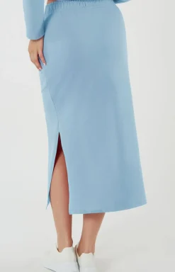 Spódnica damska maxi niebieska Stella