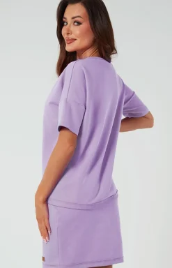 Italian Fashion Moda - pódnica daka ini liliowa tella