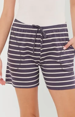 Damskie Italian Fashion Piżamy Damskie Krótkie|Bielizna Homewear - podenki dakie krótkie grafitowe w paki Betty