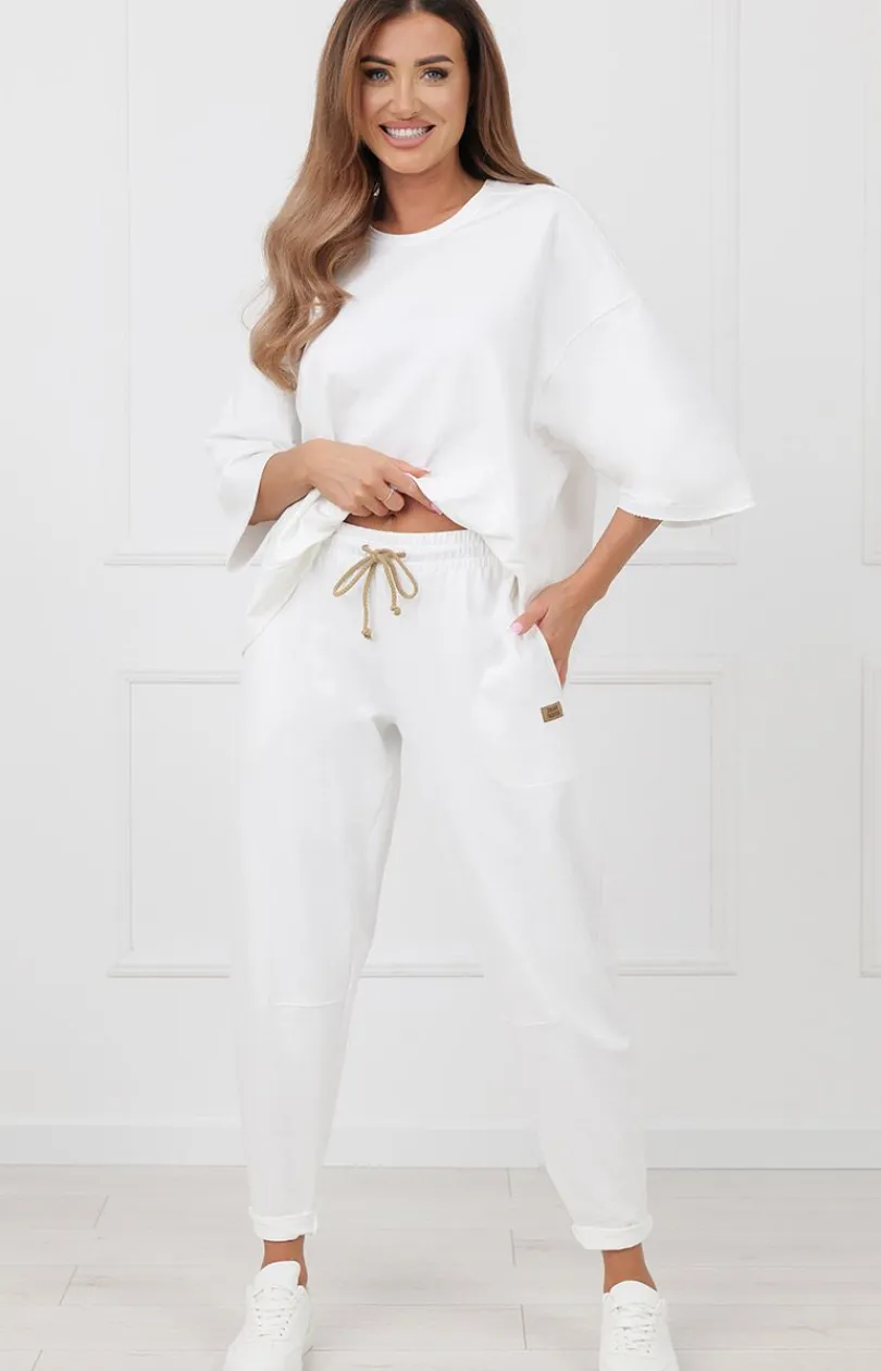 Damskie Italian Fashion Bielizna Homewear|Piżamy Damskie - podnie dreowe dakie Kaori