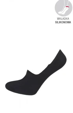 Fiore Skarpetki - Stopki bambusowe damskie czarne Footies 04