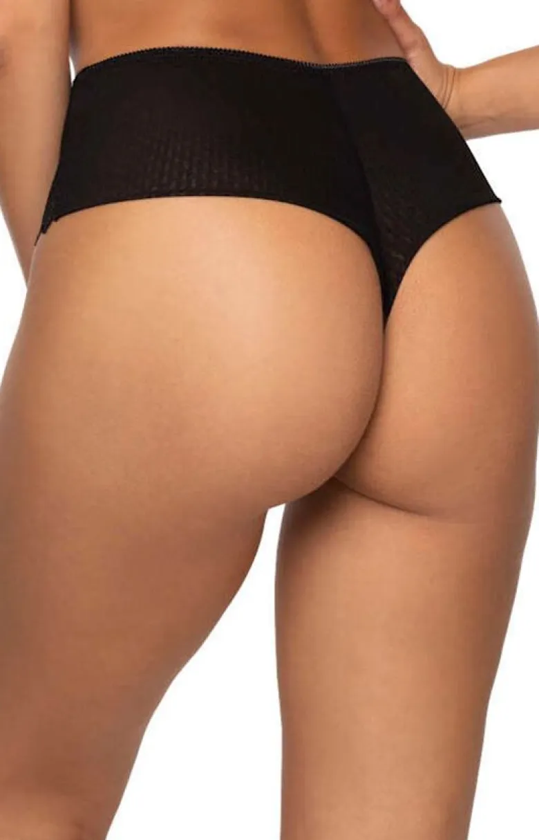 Stringi damskie czarny Elif S-3802/42