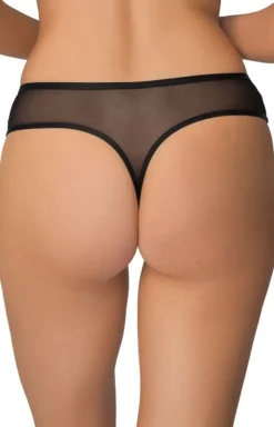 Stringi damskie czarny Esme S-3902/4