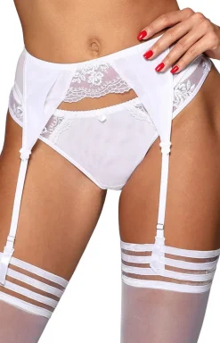 Stringi damskie z koronką V-10218