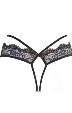 Damskie Axami Figi, Stringi, Panty|Stringi Damskie - tringi koronkowe z paeczkai V-10368