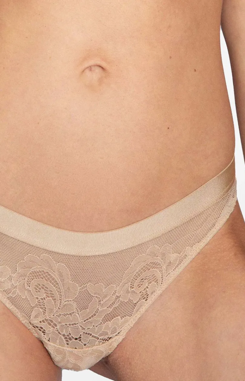 Damskie Esotiq Stringi Damskie - Stringi Lynn beżowe 40281-08X