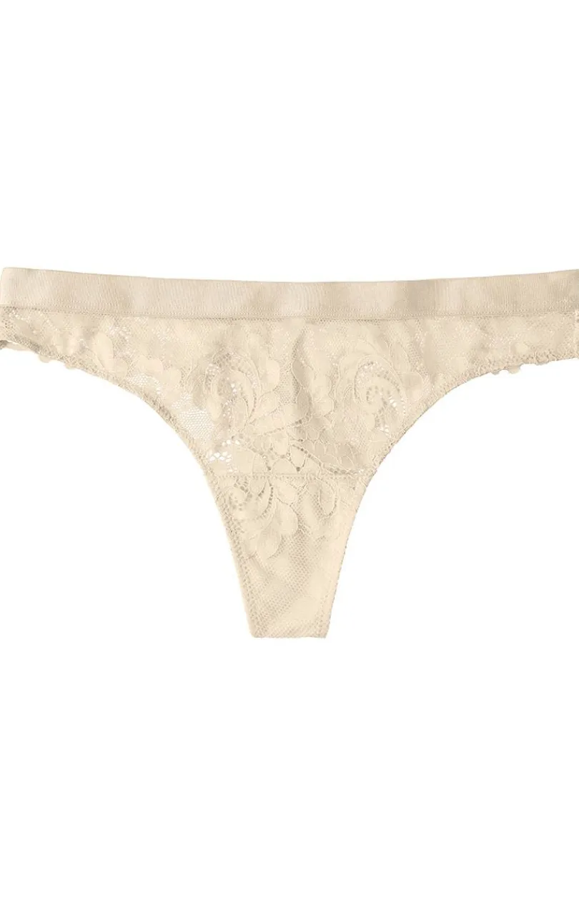 Damskie Esotiq Stringi Damskie - Stringi Lynn beżowe 40281-08X