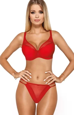 Damskie PariPari Lingerie Stringi Sznurki|Stringi Damskie - tringi z paeczkai czerwone Eie