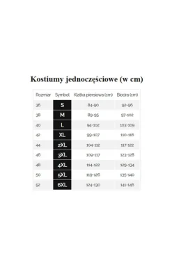 Damskie Lorin Strój Kąpielowy Na Duży Biust|Stroje Kąpielowe Jednoczęściowe - Strój kąpielowy jednoczęściowy Plus Size L4614 V1
