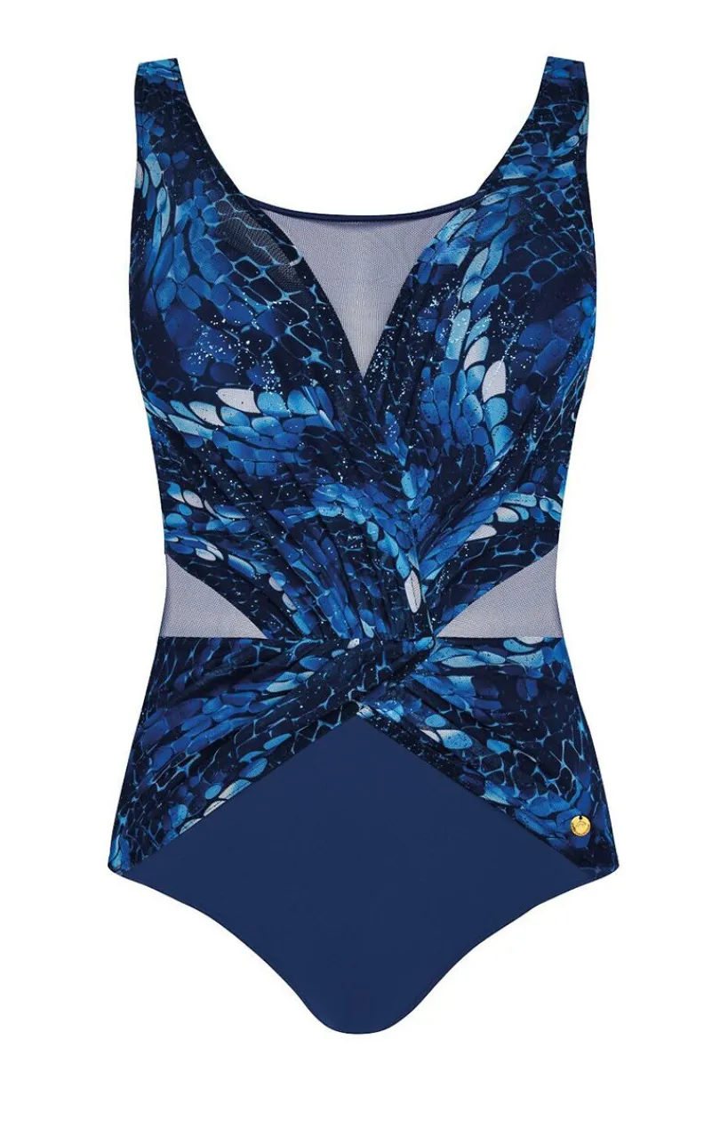 Damskie Self Stroje Kąpielowe Jednoczęściowe|Bielizna Plus Size - Strój kąpielowy jednoczęściowy S 1006 V1AD5 Adriatic 5