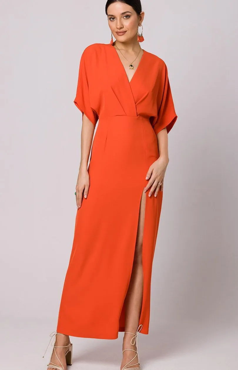 makover Moda - Sukienka maxi w koorze m K163