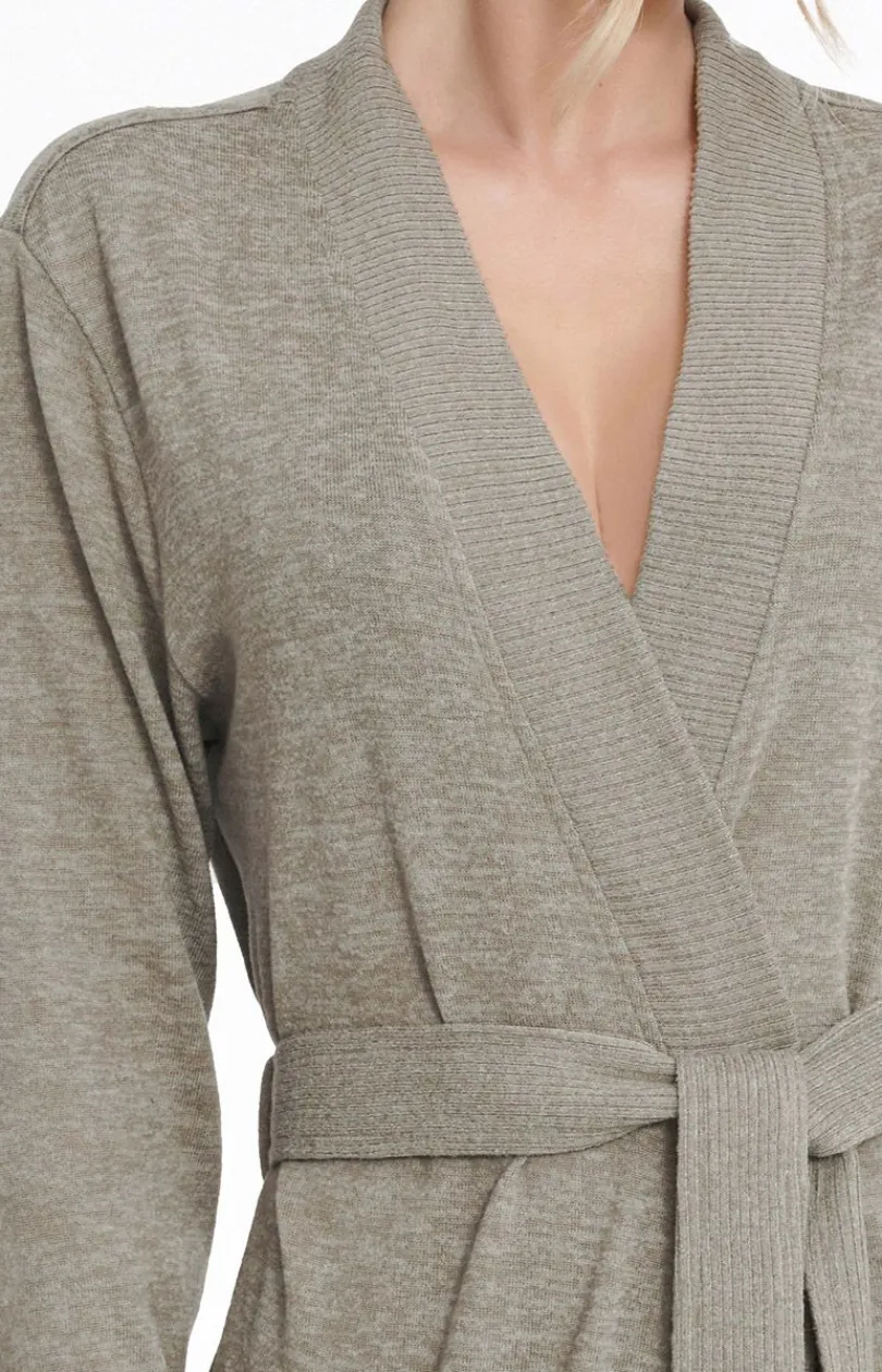 Damskie Esotiq Szlafroki I Peniuary|Bielizna Homewear - zlafrok damki kardigan Move 41133-97X