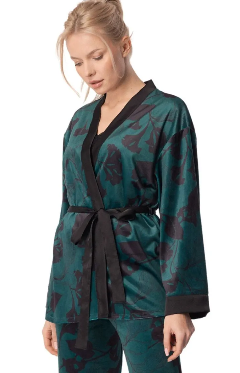 Szlafrok damski krótki kimono Juliana