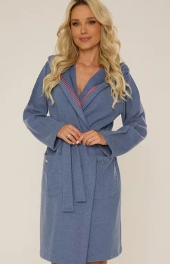 Damskie De Lafense Szlafroki I Peniuary|Szlafroki Damskie - zafrok daki z kapture ape 809