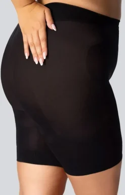 Szorty modelujące plus size czarne Smoothwear