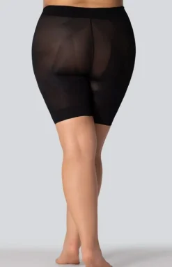 Szorty modelujące plus size czarne Smoothwear