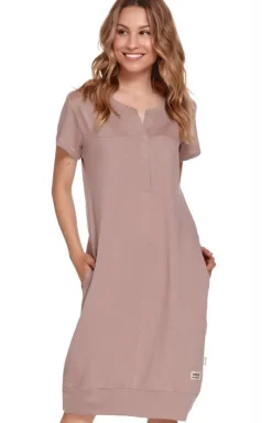 Damskie Doctor Nap Koszule Nocne Damskie|Seksowna Koszula Nocna - TCB.4348. Kozula nocna rozpinana