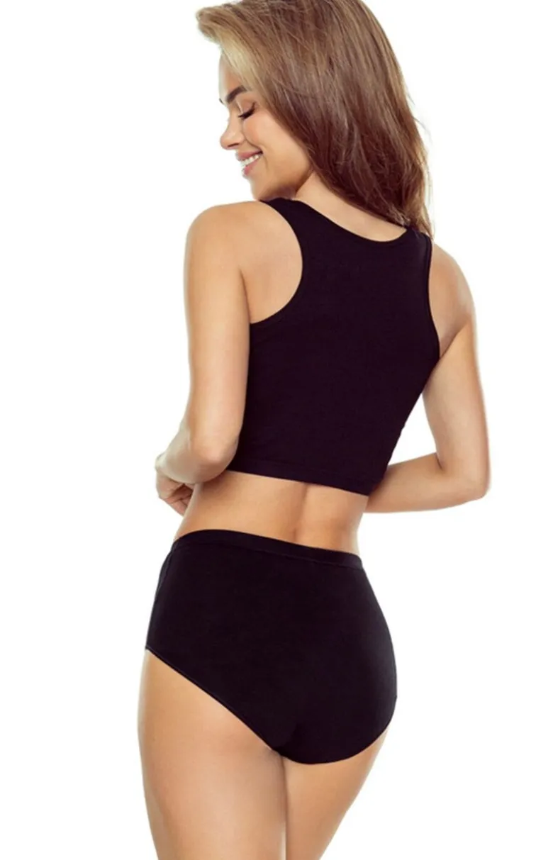 Top damski fit czarny Muriel